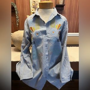 Long Sleeve Button up Blouse